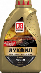Масло моторное Лукойл Люкс  5w40   1л. синтетическое API SN/CF