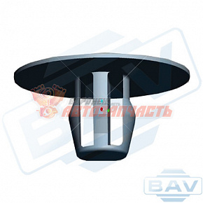 02720 ЧЕРНАЯ клипса автомобильная MITSUBISHI