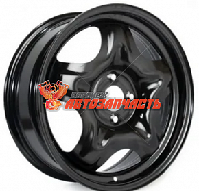Диск колеса 2180, Lada Largus штамп R16 6.5J ET50 DIA 60.1 PCD 4x100 черный ТЗСК
