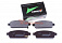 Тормозные колодки дисковые задние Chevrolet Cruze (09-)/Orlando (10-) Hankook FRIXA