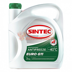 Антифриз Sintec EURO G11 (-40) (зеленый)  3л @
