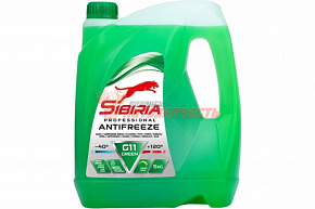 Антифриз SIBIRIA G11 (-40) зеленый  5л.