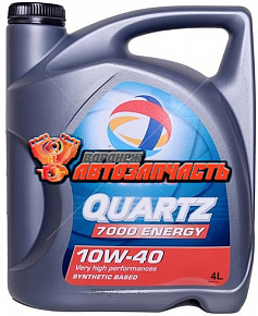 Масло моторное Total Quartz 7000 4L 10w40 RU /203704/