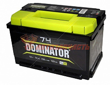 Аккумуляторная батарея  74Ah обратный (700А) Dominator (278x175x190) 6СТ-74VL@