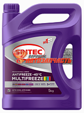 Антифриз Sintec Multi Freeze (-40) 5л  /Универсальный G11,G12,G12+,G12++,G13,Gevo/ (new упак.)
