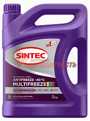 Антифриз Sintec Multi Freeze (-40) 5л  /Универсальный G11,G12,G12+,G12++,G13,Gevo/ (new упак.)