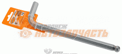 Ключ шестигранный 12 "Автодело" Professional (L=205)