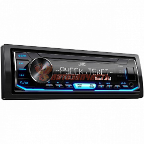 Автомагнитола JVC KD-X355 / Multi Color, USB, FLAC, 3RCA, 13-полосный графический эквалайзер. K2 тех