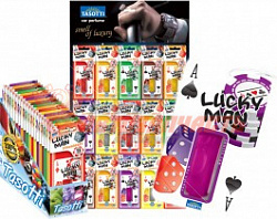 Ароматизатор TASOTTI  LUCKY MAN (на листе 15 шт.) 4.5 мл