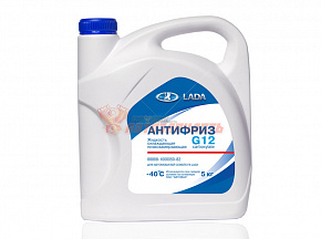 Антифриз LADA красный G12  5л (в упак. LADA)