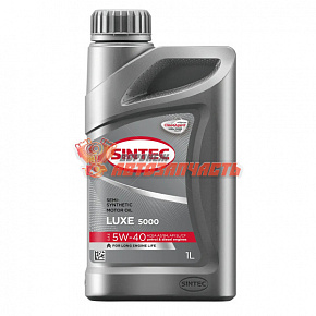 Масло моторное Sintec Luxe 5000 5w40 п/с 1л API SL/CF  (new упаковка) @