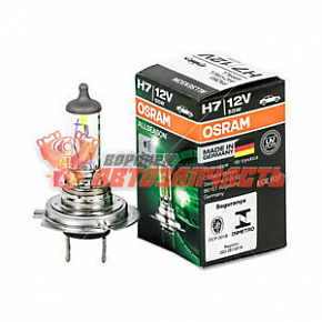 Лампа галогенная H7 12V 55W +30% OSRAM ALLSEASON увеличенный срок службы PX26d 