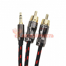 RCA кабель Ural mini jack-mini jack / Decibel  кабель mini jack-2RCA