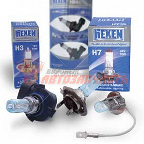 Лампа галогенная H1 12V 55W +30% HEXEN SUPER BLUE