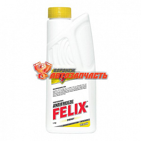 Антифриз FELIX Energy G12+ желтый 1л (белая канистра) 