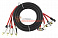 RCA кабель Ural Patriot 4RCA-PT5M / RCA кабель 5м, 4 канала