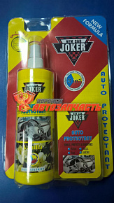 Полироль панели приборной "Joker" с губкой 0,3л ваниль