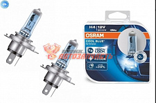 Лампа галогенная H4 12V 60/55W OSRAM COOL BLUE INTENSE (евробокс 2 шт) 