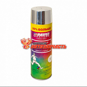 Краска-аэрозоль Хром (+20%) ABRO MASTERS (310г)