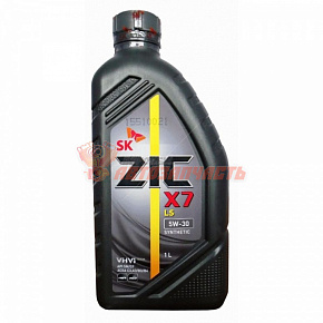 Масло моторное ZIC X7 LS 5w30 1л синтетика  /Dexos2, Longlife-04, MB 229.51/