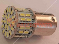 Лампа светодиодная 12V P21V (белая )1156 3014-50SMD DC12V