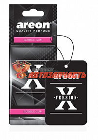Ароматизатор AREON X-VERSION сухой лист Бабл Гам М