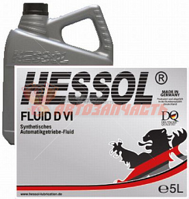 Масло трансмиссионное ATF Dexron Fluid D VI 1л  Hessol синтет.