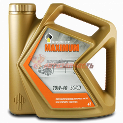 Масло моторное Rosneft Maximum 10W40 4л (SG/CD) полусинтетика 