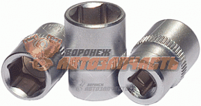Головка торцевая 1/4" 12мм Автодело