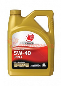 Масло моторное Idemitsu F-S SN/CF 5w40 4л (Сингапур)