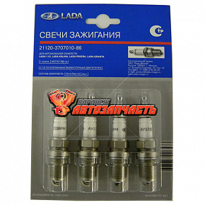 Свечи 2112-2170 /1,0мм/инжектор/16 кл./AУ17ДВРМ/ LADA