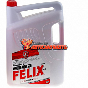 Антифриз FELIX Carbox -40 G12+ красный 10л