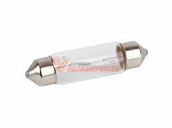 Лампа 12V C5W SV 11x44 ( сафитные ,освещения плафона салона) HEXEN STANDART