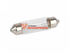 Лампа 12V C5W SV 11x44 ( сафитные ,освещения плафона салона) HEXEN STANDART