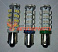 Лампа светодиодная 12V T10W (кукуруза, 38 диодов, красная) BA9S 12V Red @