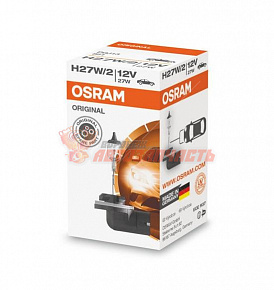 Лампа галогенная H27 W/2 OSRAM HALOGEN 12V 27w PGJ13 (изогнутая)  @