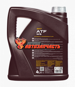 Масло трансмиссионное ATF WS 4 л Mannol (MN8217-1) TOYOTA/LEXUS AISIN AW