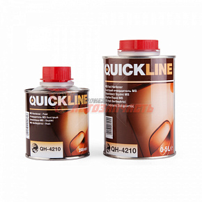 Лак HS 2+1 акриловый с отвердителем QUICKLINE (5,0 л+2,5л)