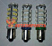 Лампа светодиодная 12V T10W (кукуруза, 38 диодов, белая) BA9S T10
