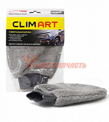 Варежка из микрофибры ClimArt "Mitten Polish & Clean" 15х25