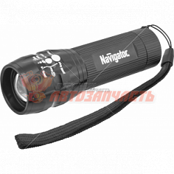 Фонарь универсальный Navigator NPT-CM03 3W 1LED IPX4 ремешок 3 режима черный