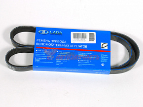 Ремень генератора 2110 с ГУР и кондиционер (6PK1123), 2170 с кондиционером Panasonic LADA