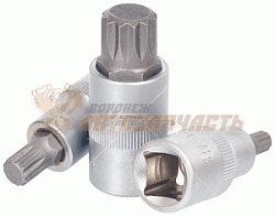Головка со вставкой SPLINE M18 (1/2 ,L=55mm) АвтоDело