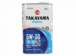 Масло моторное TAKAYAMA 5W30 PAOtec A3/B4 5w30 1л