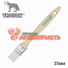 Кисть нейлоновая жесткая 25мм TROTON