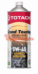 Масло моторное TOTACHI  Grand Touring Synthetic 5W40  1л (API SN/CF )