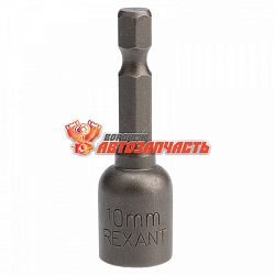 Ключ-насадка 10х48мм, 1/4" магнитная (1 шт/уп блистер ) KRANZ