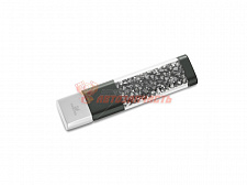 Флешка сувенирная 8gb Flash Кристаллический с элементами Swarovski черный