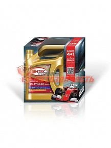 Масло моторное Sintec Platinum 5w30 A3/B4  4л Platinum 7000 /new упаковка/ !!АКЦИЯ!! 4+1