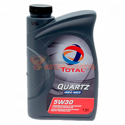 Масло моторное Total Quartz INEO MC3 5w30 1 л    166254/10250301 \Dexos 2, Hyundai KIA\